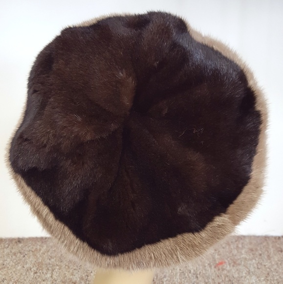 Lenore Marshall Mink Fur Beret - Picture 2 of 3